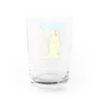 爬虫類カフェ ふぁにくり 嵐山店のIGUANA KOM albino Water Glass :back