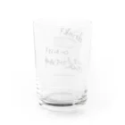 NARCISSIST LIVE SHOPのナルシストグラス 酒井ver. Water Glass :back