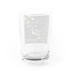 AKI*の蝶のオリジナルデザイン Water Glass :back