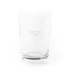 小太りのロゴ入りビアグラス  Water Glass :back