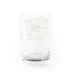 あおきさくらのアロサウルス頭骨 Water Glass :back