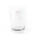 いんでないかいストアのコロナ太りユンドウ Water Glass :back