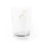 のばら（NOBARA）のコーギーのグッズ Water Glass :back