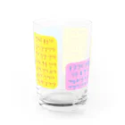 LalaHangeulのハングルことわざグラス Water Glass :back