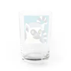 おさるのお店のワオキツネザル ノーマルver Water Glass :back