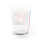 乙類の手と手 Water Glass :back