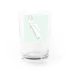 Ksukeのレトロガール Water Glass :back