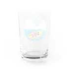 MELT  SHOPの海とねこちゃん Water Glass :back