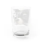 kuwaggのクー（目瞑ってる） Water Glass :back