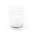 かみのちえのショップの5色女シリーズ Water Glass :back