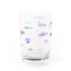 kyotsubeのカラフル深海生物 Water Glass :back