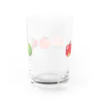 DOT DOT DOT by 宗のりこのドット絵フルーツ ヨコ Water Glass :back