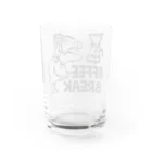 エソラコトのcoffee girl Water Glass :back