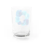 つづみこの青い花 Water Glass :back