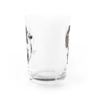 CHISAの嘘顔グラス Water Glass :back