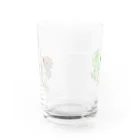 YUKIRI PUBLISHING の2色のばらグラス Water Glass :back
