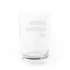 GELのGELオフィシャルグッズ② Water Glass :back