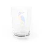 TOMO工房のグラスのカワセミ Water Glass :back