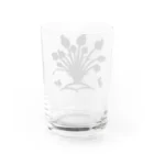 うさぎのきた道&の白黒木兎f Water Glass :back