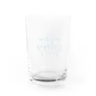 吉田電話 and The DOKKEN THIRSKの喫茶店 シバクソ　お冷やグラス（青） Water Glass :back