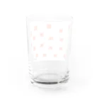 ベガのひつじのメンダコドット Water Glass :back