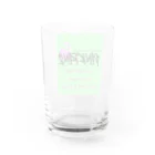 【Pink Rine】の【Pink Rine】オリジナル (green) Water Glass :back