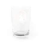 るーく屋のおひつじ座の女の子 Water Glass :back