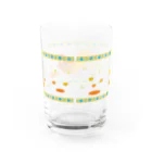 はまだみわのにわとりファミリー Water Glass :back