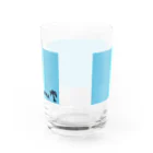 Karen's shopのBlue line Water Glass :back