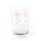 アジサイの織のおすましBunny いちご味 Water Glass :back