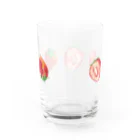 さとろくのいちごグラス Water Glass :back