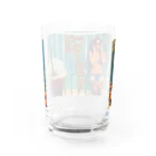 刻々珈琲の一口ちょうだい Water Glass :back