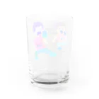  ぽにぽに通信ショップの暑いからアイス食べよっと Water Glass :back