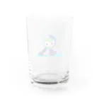 あおつるSUZURIショップの雨の日の小さな友達 Water Glass :back