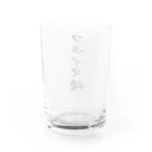 tomo@マシニングのフライスを愛するもの Water Glass :back