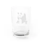 Kay Skedrawdle_art_shopのhonobono panda Water Glass :back