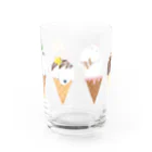 BARE FEET/猫田博人のアザラシアイス・グラス Water Glass :back