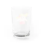 あんころの麦わらうさちゃん Water Glass :back