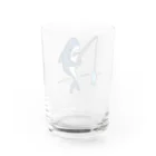 サメ わりとおもいの釣りをするサメ Water Glass :back