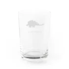 図鑑Tのスズリのステゴサウルス Water Glass :back