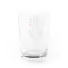 SIROMEのしろめうさぎのコップ2 Water Glass :back