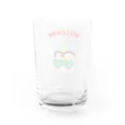 Claraのおみせのウェルカム一家 Water Glass :back