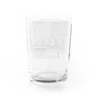 coronblanの廃駅(モノクロ) Water Glass :back