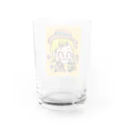 花田 哲の笑顔 Water Glass :back