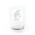 machiko kのエサまちのペンギン Water Glass :back