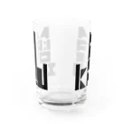 1110graphicsのKOMAINU / 狛犬 Water Glass :back