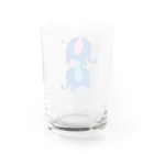 na.nariののっかるぞう Water Glass :back