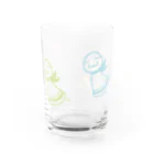 まめぞう屋のふわふわまめてる's Water Glass :back