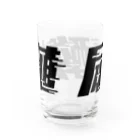 SANKAKU DESIGN STOREの光の速度で上がる尿酸値。 黒 Water Glass :back