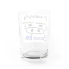 ♪Yu&T♪のイノブタ☆よん Water Glass :back